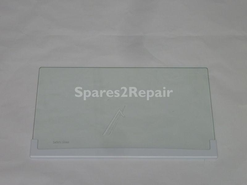 Vegetable Drawer Cover - 4565032300 C00894922 Crisper Cover As_clear_safet_white_d54_4 [Arcelik]