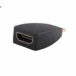 Compatible Hdmi jack-hdmi plug - Hdmi Adapter Hdmi-a-fem - Hdmi-c-male (mini) Black