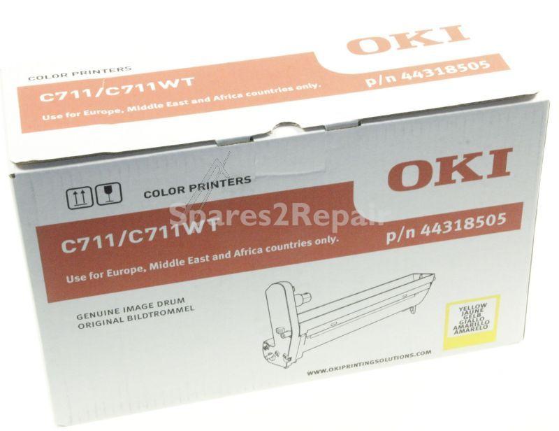 Oki Drum Assembly - 44318505 Drum Unit Yellow 20k