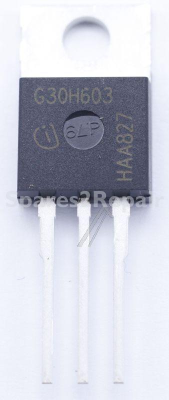 Infineon Transistors - G30h603 Igbt 600v 60a To-220