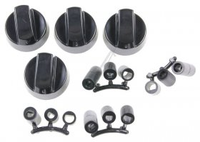 Lever Set - Universal Knob Set X4, Black.