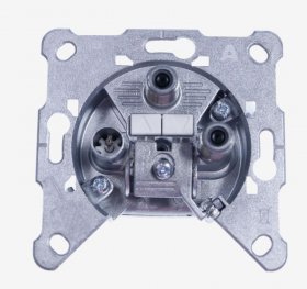 Triax Aerial Outlet Sockets - Eds 322 F Twin-sat-antennensteckdose Eds 322 F