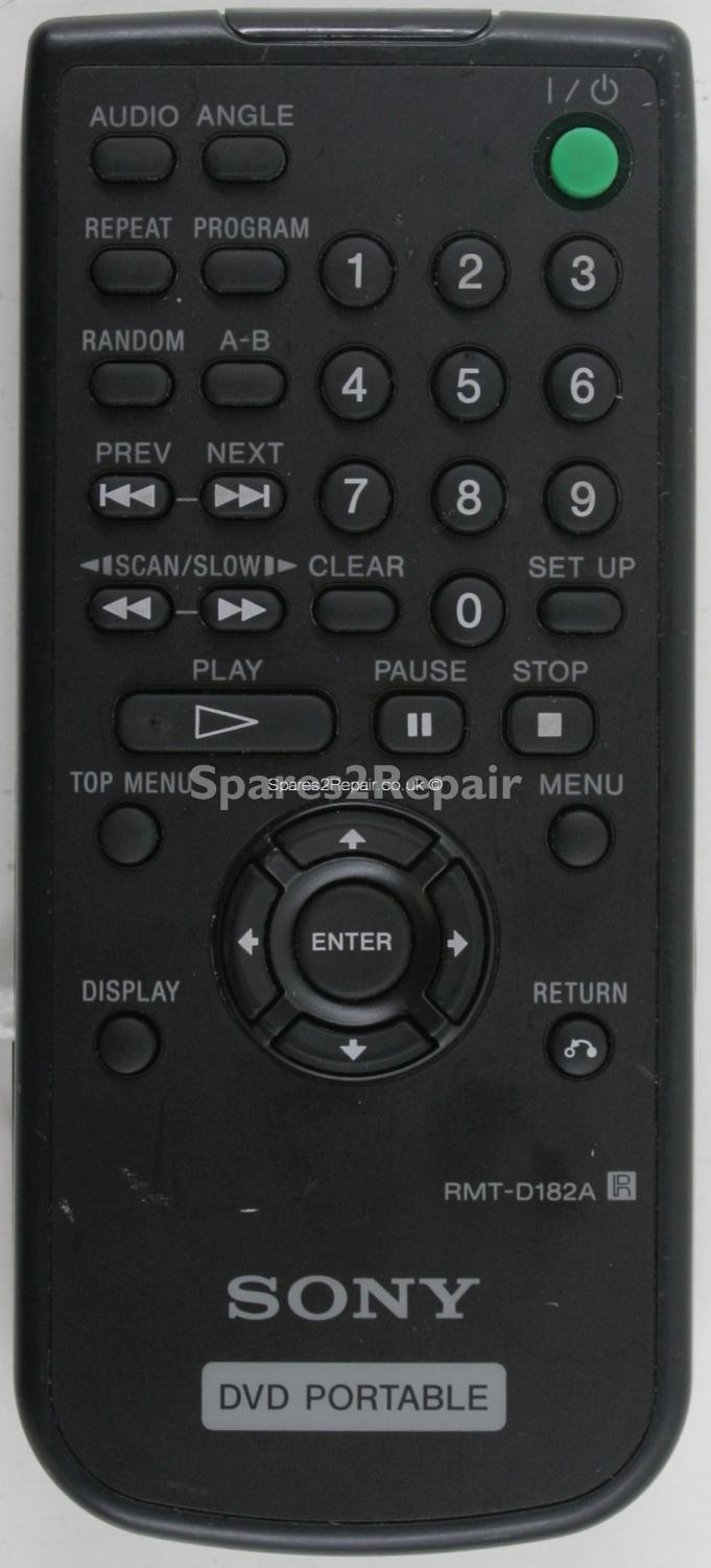Sony RMT-D182A Remote Control (Original)