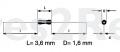 0,4w-metal Film Resistor - 4,3k-0,4w Metallschichtwiderstand. 0204